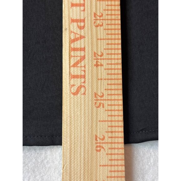 Halston Womens Black Button-Up Blouse L - - Picture 8 of 15